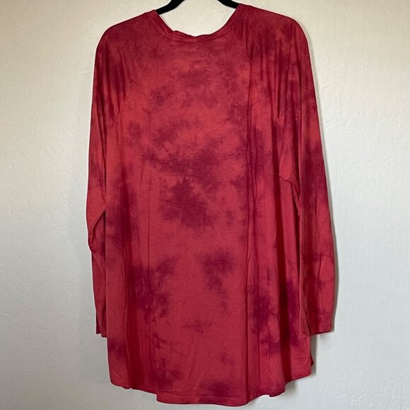 Torrid Classic Fit Raglan L/S Tee 3X I Was Not Made To Be Subtle Mineral Wash - Picture 2 of 5